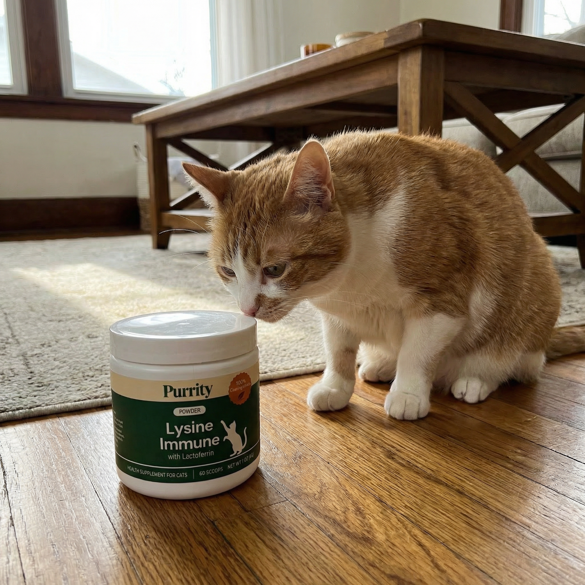 Jessica L. - orange tabby, FHV-1
